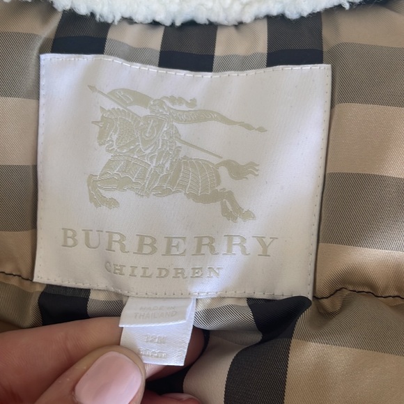 BURBERRY TODDLER WINTER JACKET 12Months - Picture 3 of 8